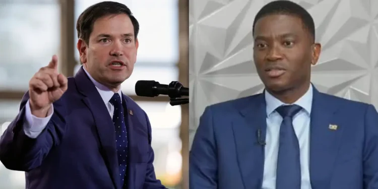 Marco Rubio and Dickon Mitchell as US Embassy in Grenada faces closure