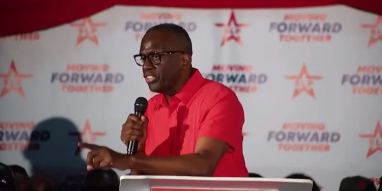 Philip J. Pierre election threat during SLP meeting