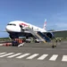 St Lucia UK tourism British Airways aircraft at Hewanorra International Airport