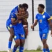 Caniggia Elva celebrating for St Lucia, archival image illustrating St Lucia vs Guadeloupe coverage.